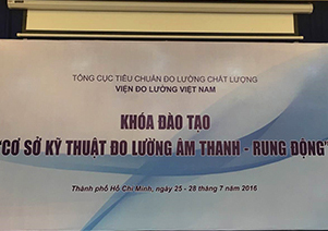 Khóa đào tạo cơ sở kỹ thuật đo lường Âm thanh - Rung động